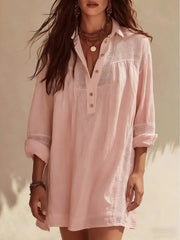 Simple Bohemian Vacation Style Dress