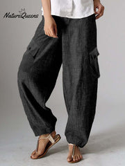 Fashion With Pockets Straight Leg Cargo Pants