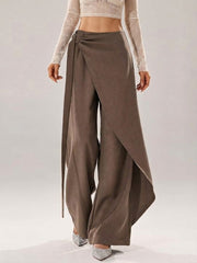 Stylish Casual Straight-leg Trousers