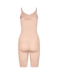 Honigfarbener Shapewear-Body – Staubrose