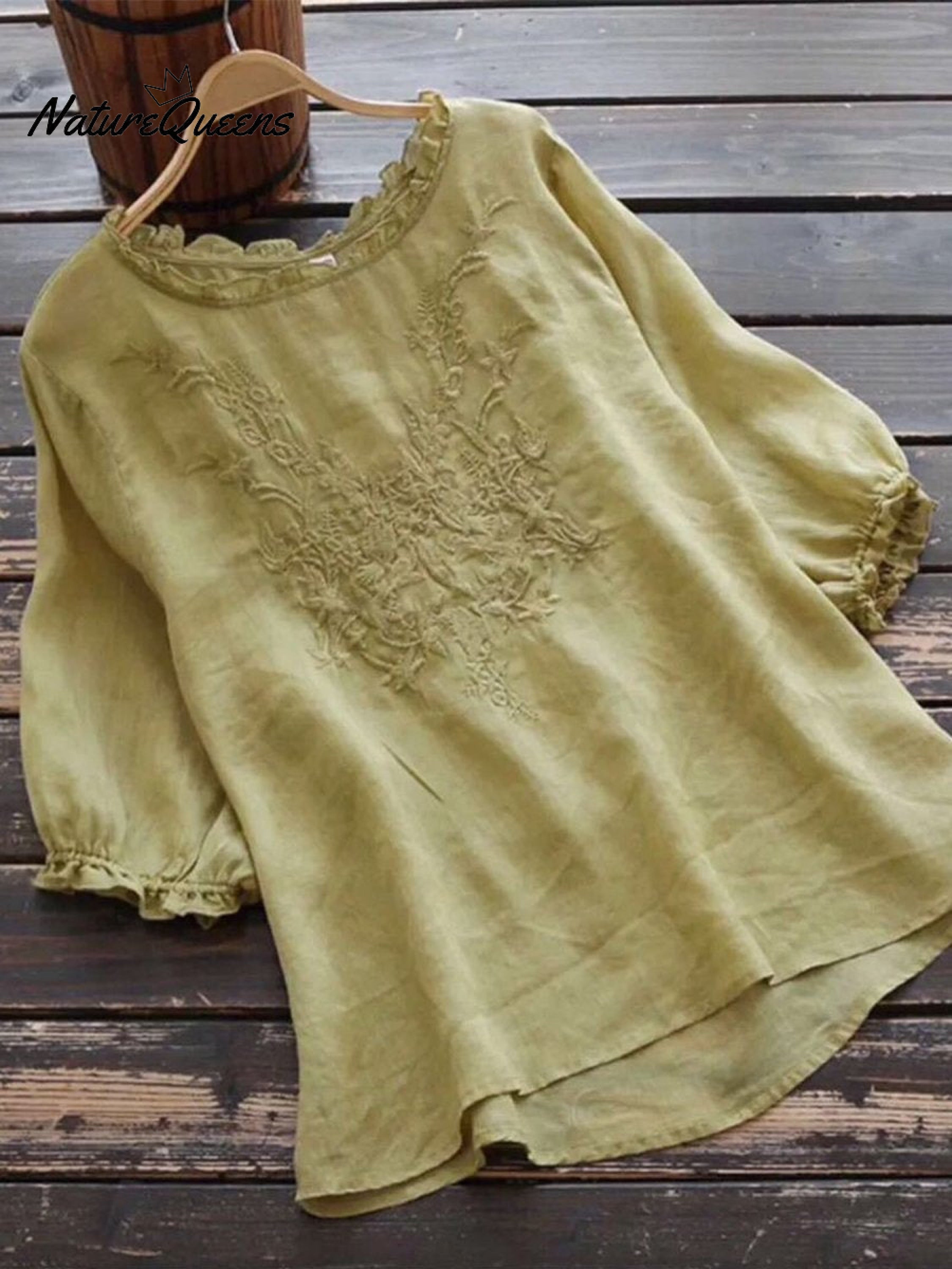 Women'sEmbroidery CasualTop