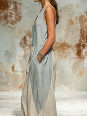 Women's Hollow Art Casual Stylish Comfortable Cotton Linen Dress