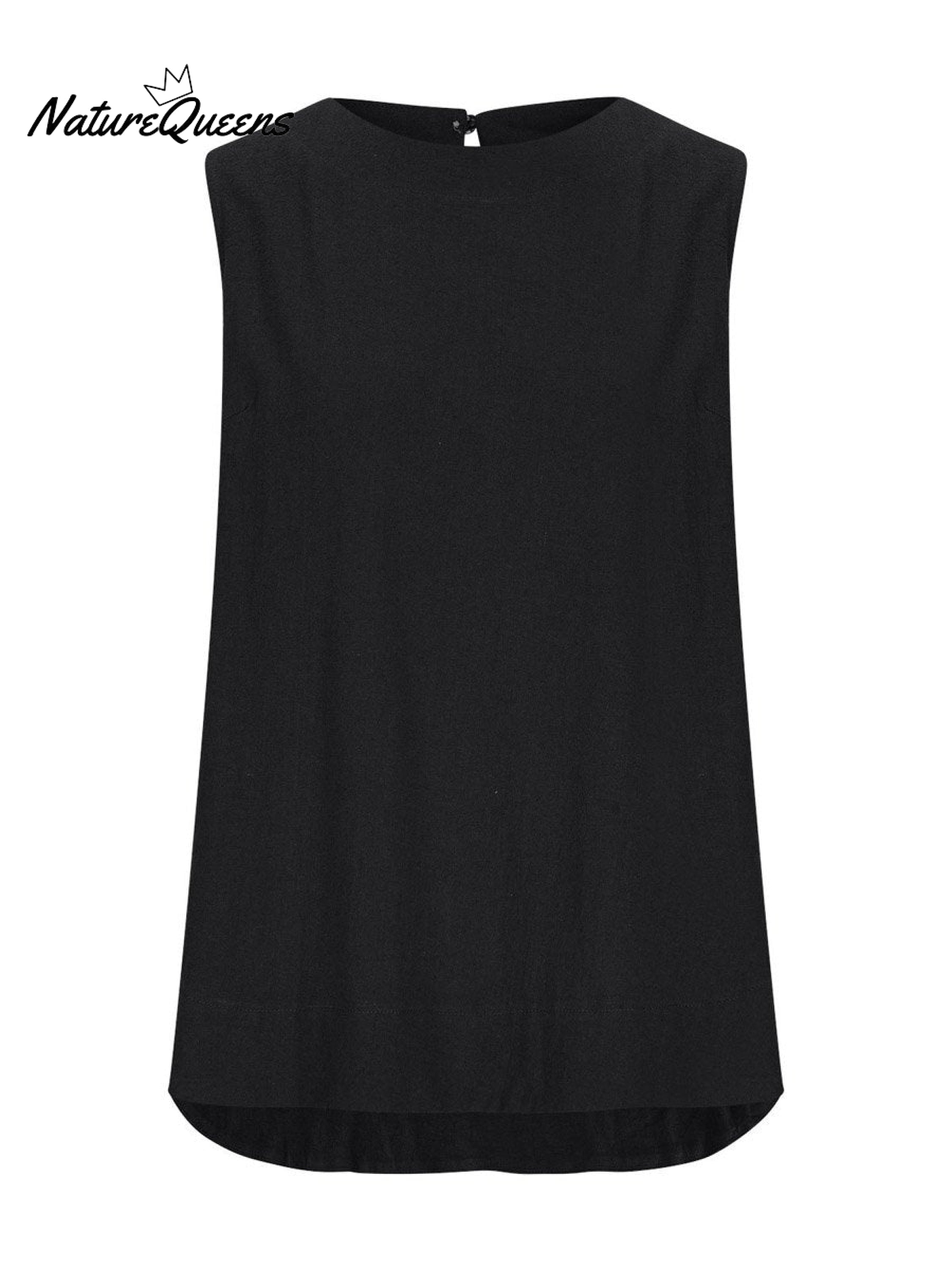 Women's Solid Color Loose Elegant Casual Sleeveless Tank Top
