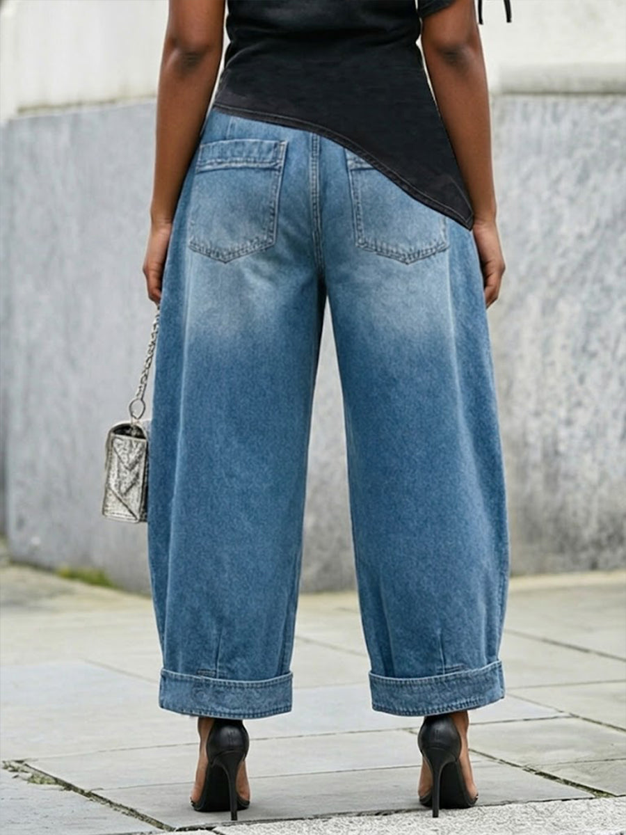 Stylish, Casual, Loose-fit Jeans