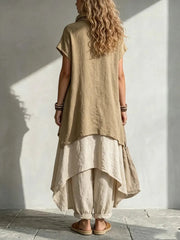 Women's Stylish Cotton-linen Comfortable Minimalist Set