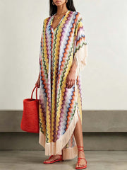 Women's Fashion Art Casual Stylish Tassel Dress