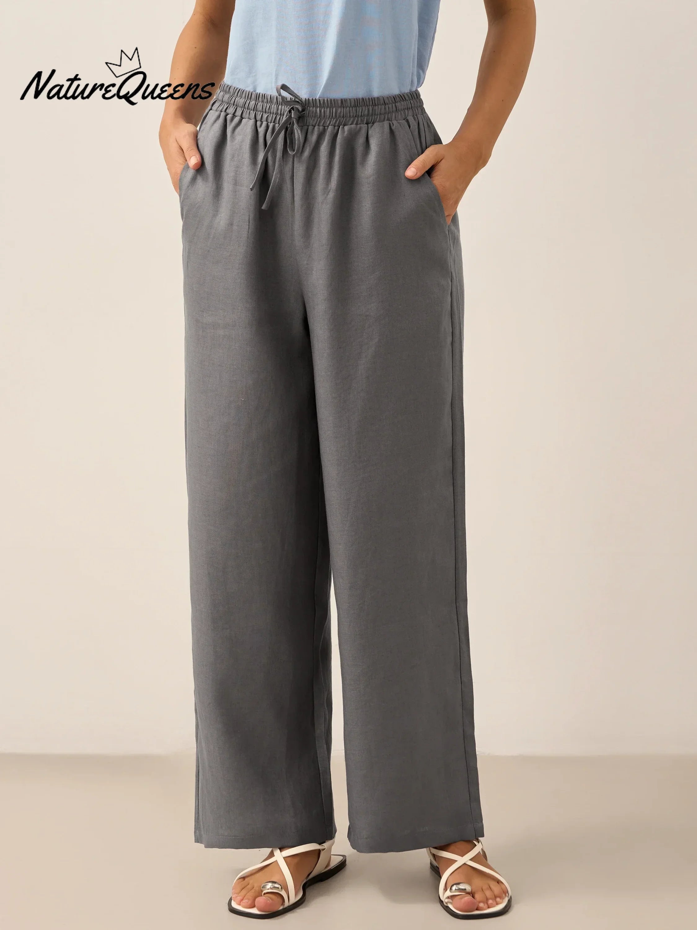 100% Linen Classic Pants LYON