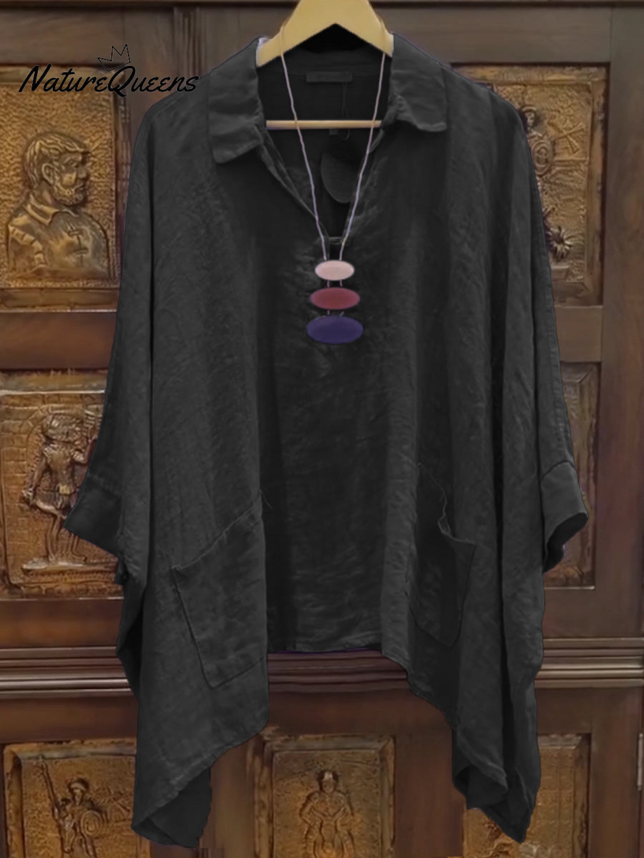 Women's Casual Cotton And Linen Shirt
