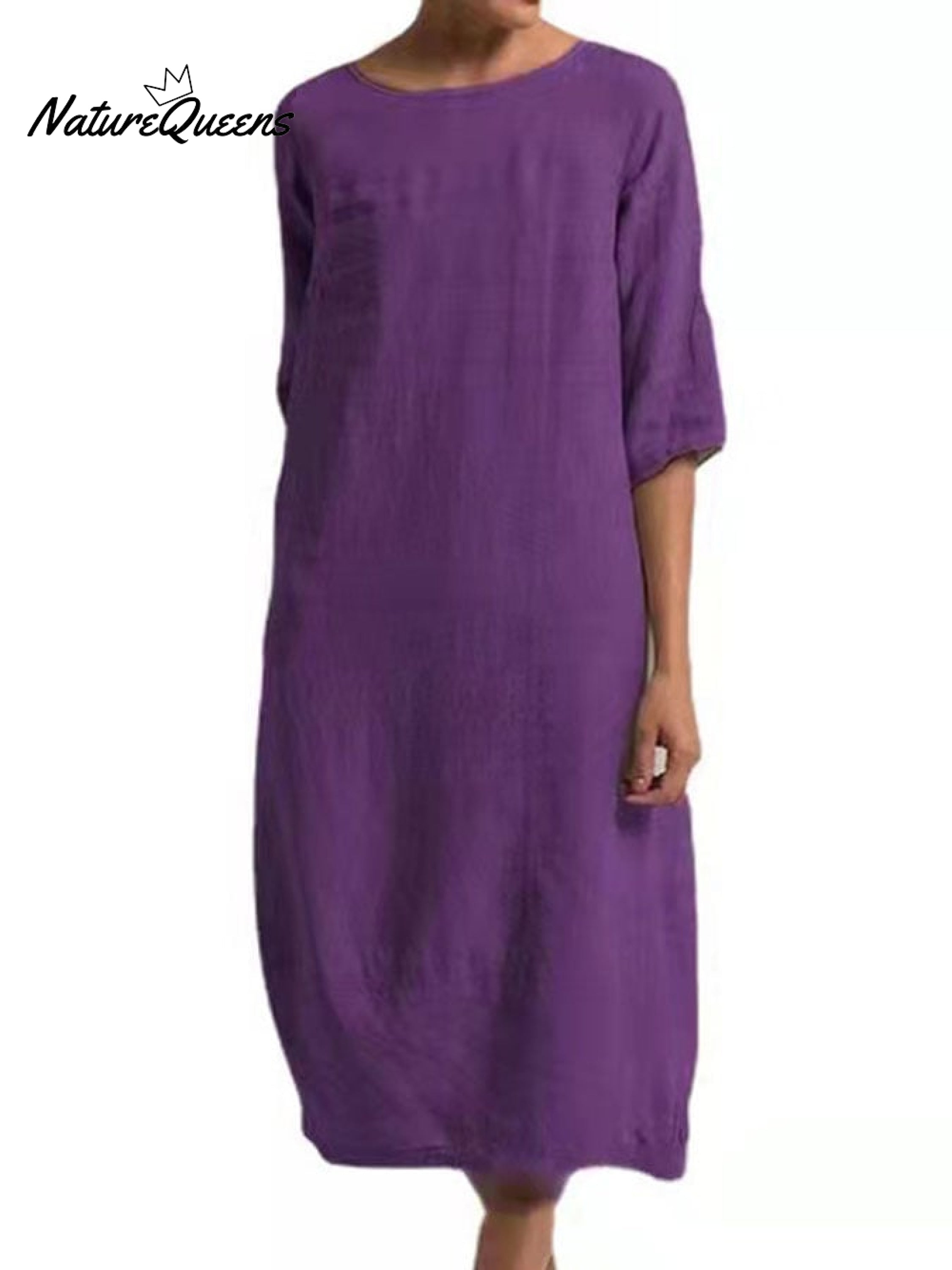 Casual Solid Color Dress