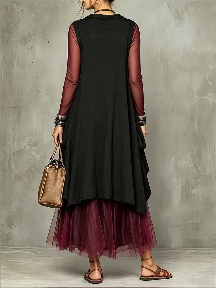 Casual, Stylish Sleeveless Cotton Dress