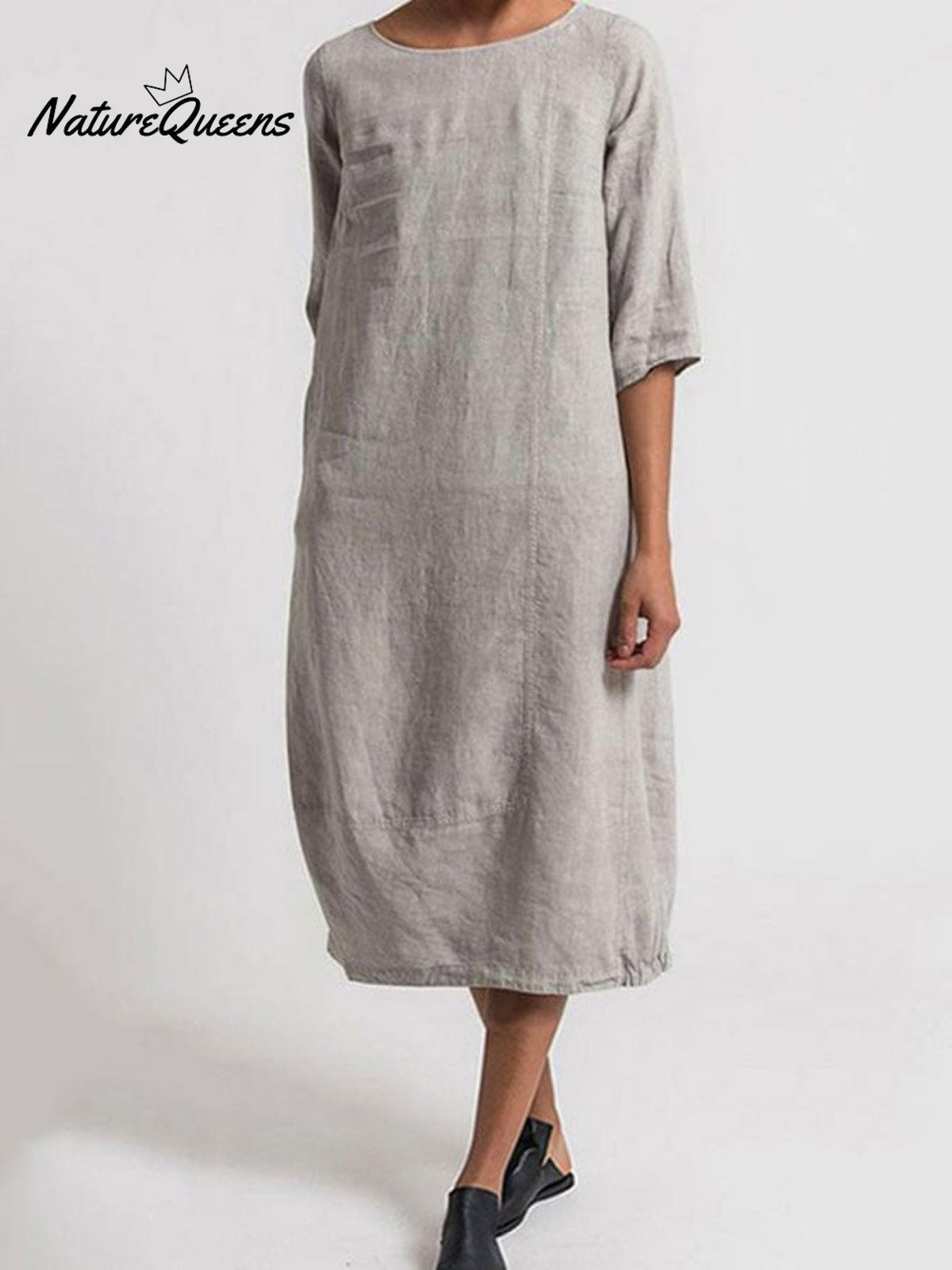 Casual Solid Color Dress