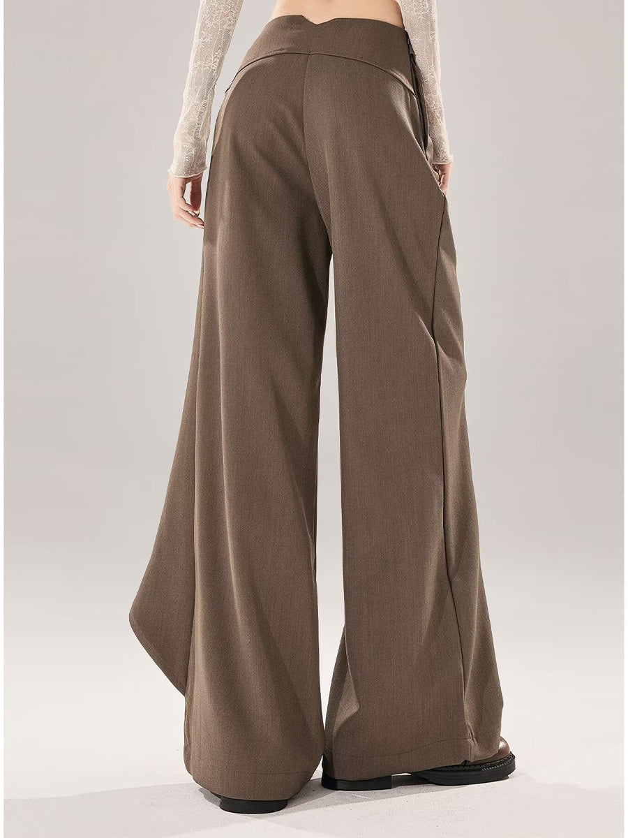 Stylish Casual Straight-leg Trousers